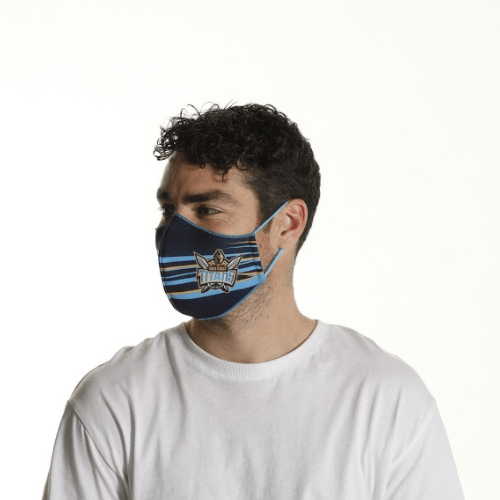 Gold Coast Titans NRL Face Mask - Perfect for Fans and Game Day Gear ...