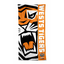 Tigers NRL Beach Towel - SPORTFIRST NAMBUCCA